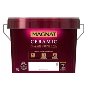 Farba Ceramiczna do Ścian i Sufitów Magnat Ceramic C45 Biała 10L