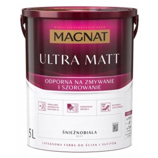 FARBA MAGNAT ULTRA MATT BIAŁA 5L