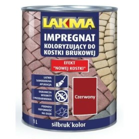 Impregnat do kostki Lakma Silbruk Czerwony 10L