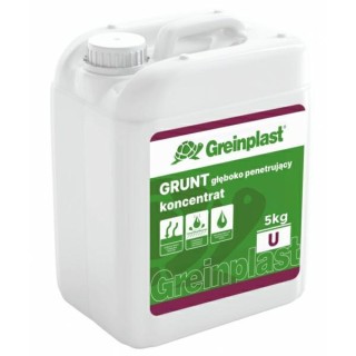 GRUNT GŁĘBOKO PENETRUJĄCY U 5KG GRB1700 GREINPLAST