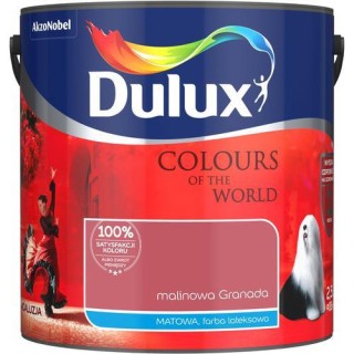 DULUX KOLORY ŚW.MALINOWA GRANADA 2.5L