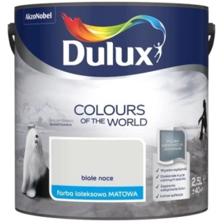 FARBA DULUX KOLORY ŚWIATA BIAŁE NOCE 2.5L