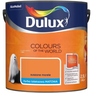 FARBA DULUX KOLORY ŚWIATA SUSZONE MORELE 2.5L