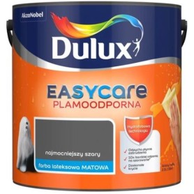 DULUX EASYCARE NAJMOCNIEJSZY SZARY 2,5L