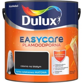 DULUX EASYCARE CZARNO NA BIAŁYM 2,5L