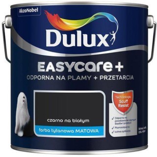 DULUX EASYCARE PLUS CZARNO NA BIAŁYM 2,5