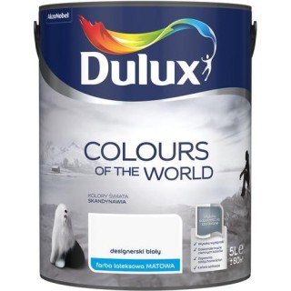 DULUX KOLORY ŚW.DESIGNERSKI BIAŁY 5L