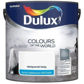 DULUX KOLORY ŚW.DESIGNERSKI BIAŁY 2.5L